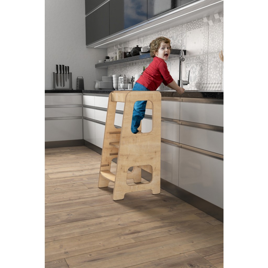 Zeo Wood Design Öğrenme Kulesi - Safir Meşe Diğer Fiyatı