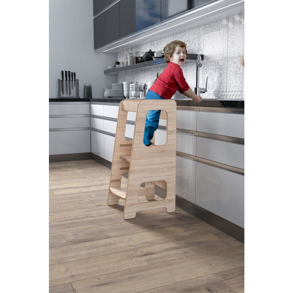 zeo wood design Öğrenme Kulesi - Sonoma Anne, Bebek Fiyatı