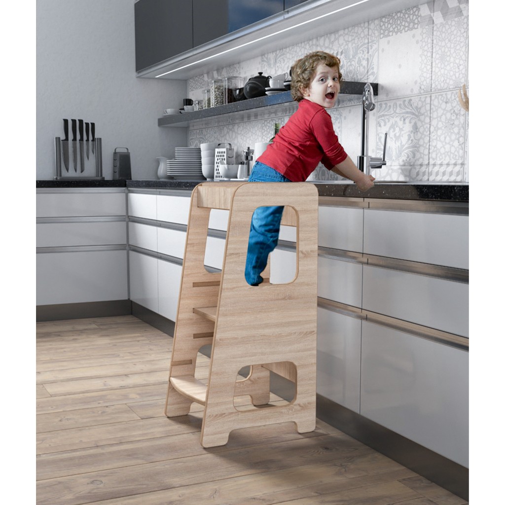 Zeo Wood Design Öğrenme Kulesi - Sonoma - Meşe Diğer Fiyatı