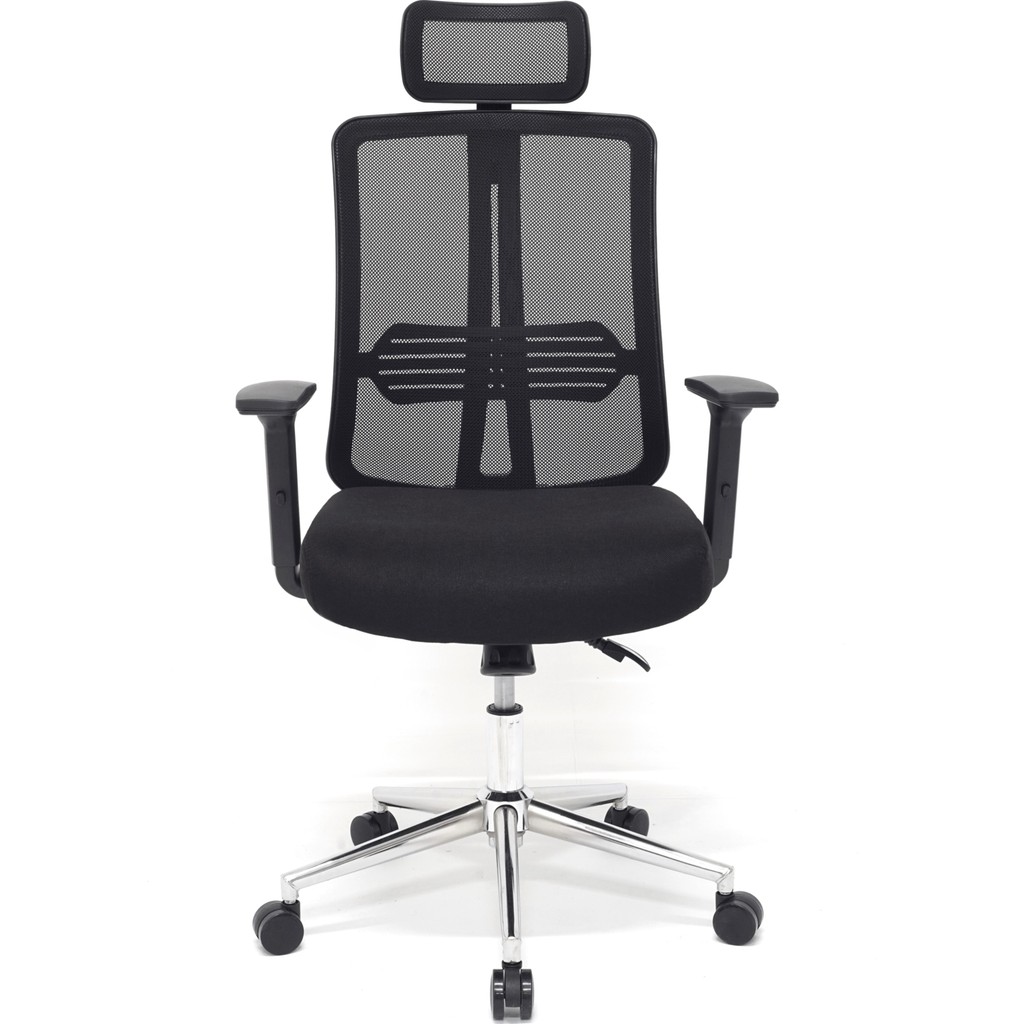 Zeon Büro Ofis Sistemleri // Comfort Black Krom Yönetici Koltuğu Ofis Çalışma Koltuğu - Siyah Ofis Koltukları Fiyatı