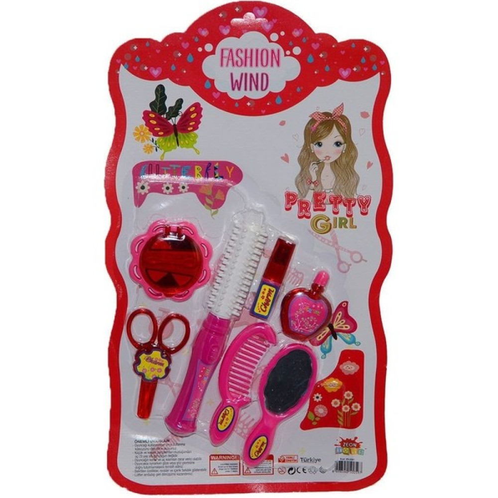 ZEON ZN-0597 Kartela Makyaj ve Kuaför Seti -Zeon Oyun Seti Fiyatı