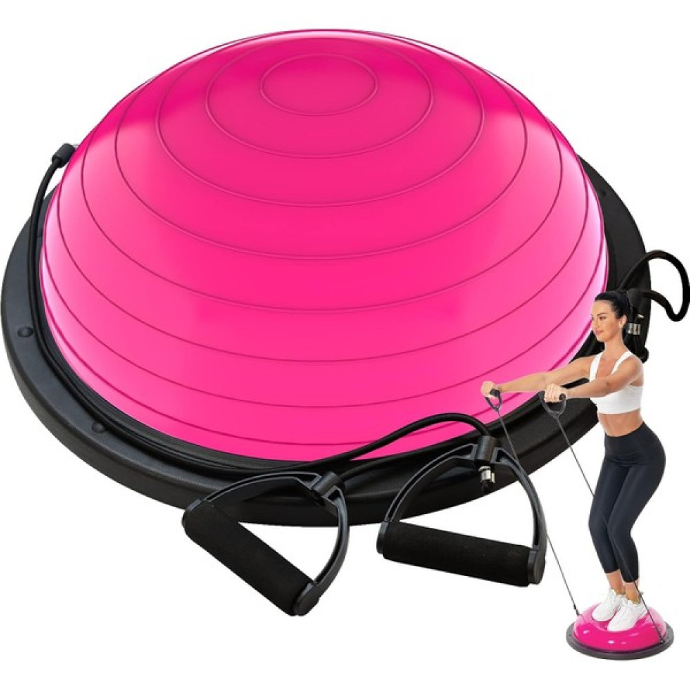 Zepca Ithal Pembe Bosubal Yarım Denge Pilates Topu Bosu Topu Pilates Fiyatı