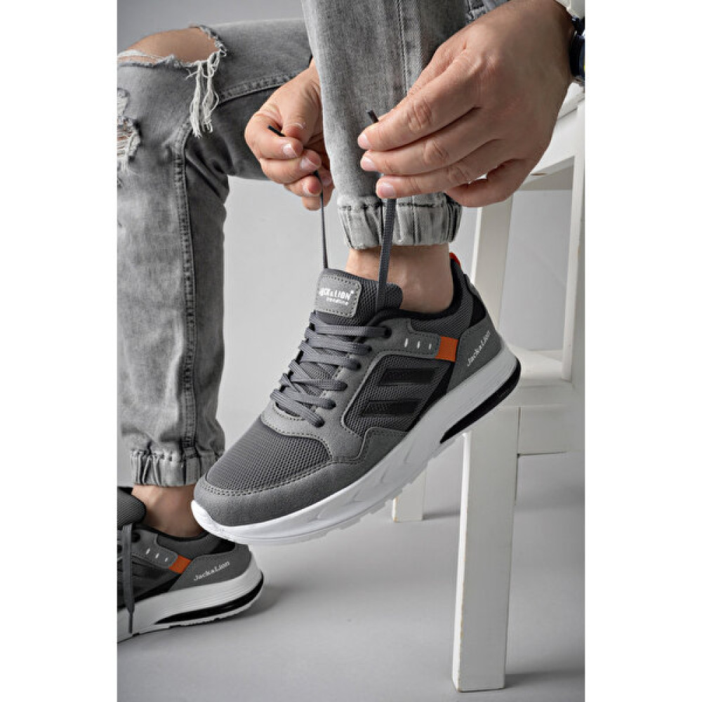 Zerenyus Günlük Triko Detaylı Rahat Füme Erkek Sneaker Erkek Ayakkabıları Fiyatı