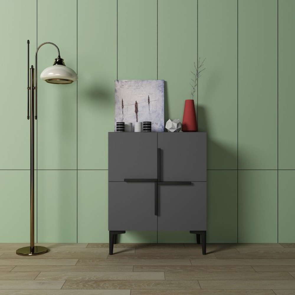 Zerka Concept Grass Çok Amaçlı Balkon Mutfak Banyo Kiler Dolabı Antrasit Gardrop & Dolap Fiyatı
