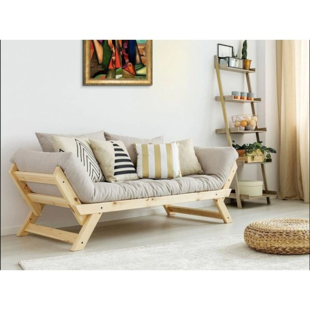 Zerka Concept Mood Ahşap Kanepe Bahçe - Balkon - Ofis Modern Tasarım - Naturel Bahçe Mobilyası Takımı Fiyatı