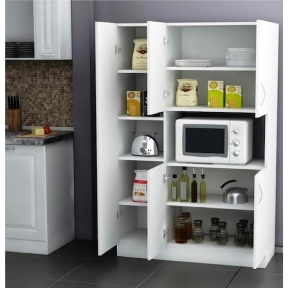 Zerka Concept Sena 5 Kapılı Çok Amaçlı Mikrodalga Mini Fırın Dolap - Beyaz Gardrop & Dolap Fiyatı