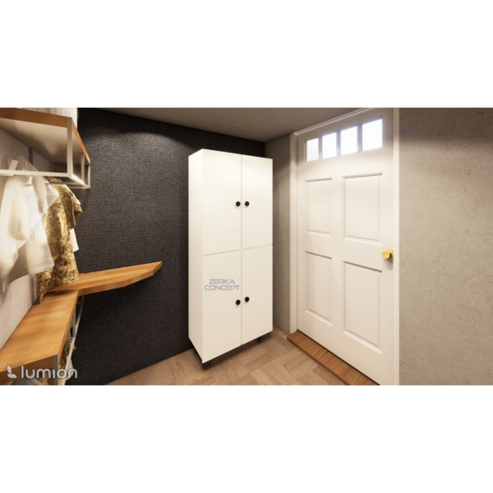 Zerka Concept Vega Tamamı Mdf 6 Raflı Çok Amaçlı Mutfak Banyo Ayakkabılık Dolabı 70 cm Mutfak Dolabı / Mobilyası Fiyatı