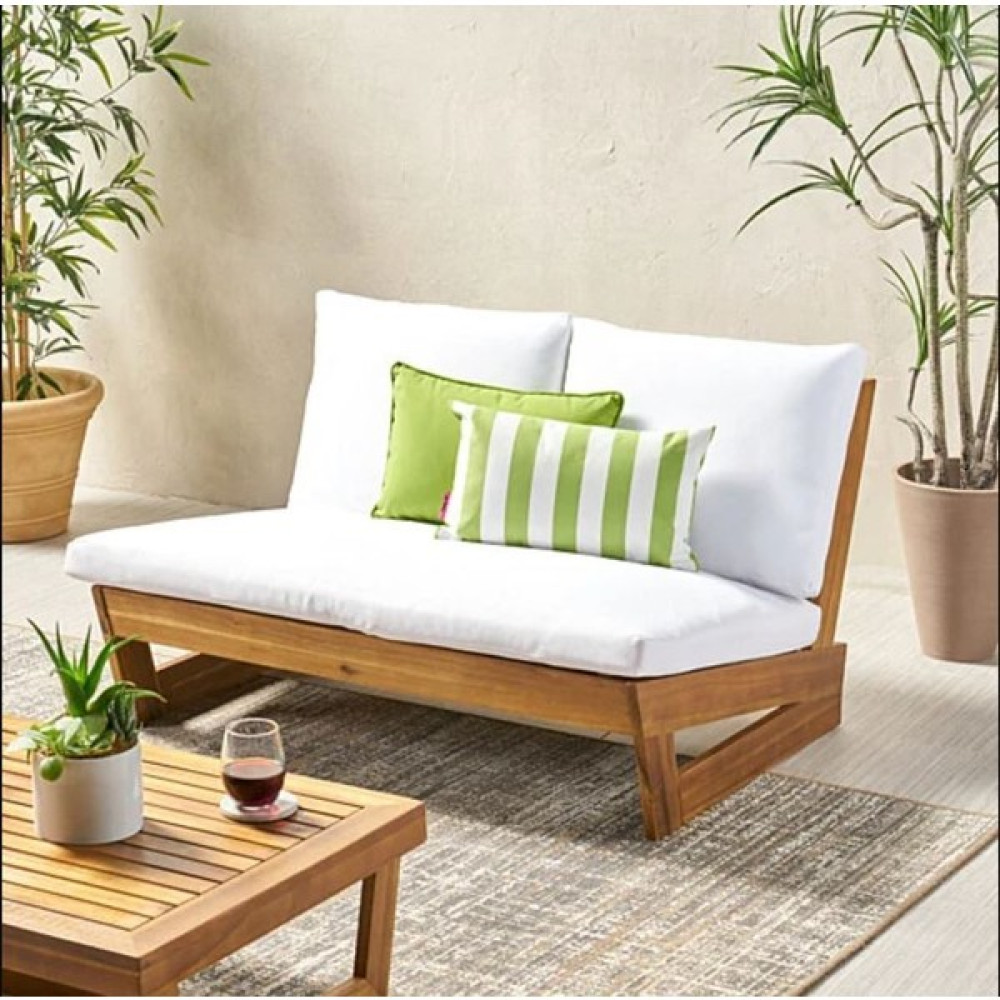 Zerka Concept Zerkaconcept Conforlove Bahçe Balkon Yeni Tasarım Masif Ithal Çam Ahşap Koltuk - 1 Adet Ikili Koltuk Bahçe Koltuğu Fiyatı