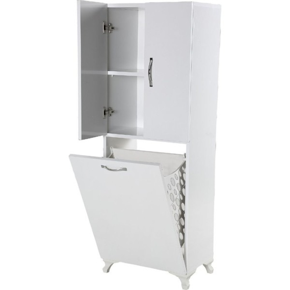 Zerka Kirli Çamaşır Sepetli Çok Amaçlı Banyo Dolabı Banyo Dolabı / Mobilyası Fiyatı