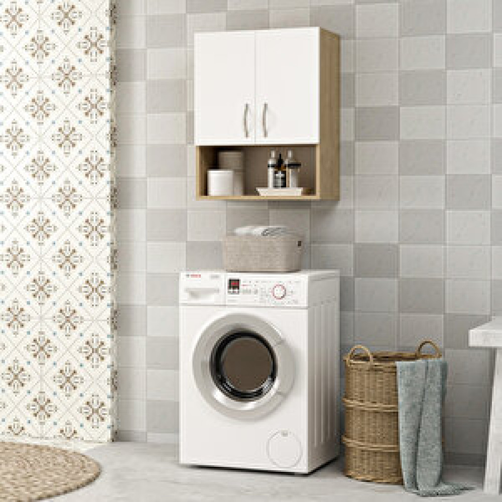 ZerkaConcept Çağlayan Banyo Dolabı Safirmeşe Beyaz Banyo Dolabı / Mobilyası Fiyatı