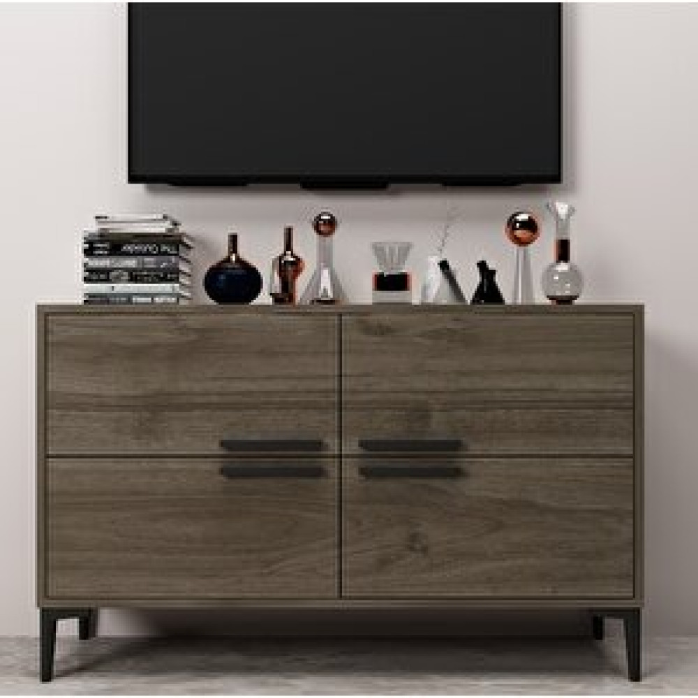 ZerkaConcept Lorena Konsol Tv Sehpası Tv Ünitesi Ceviz Konsol Mobilya Fiyatı