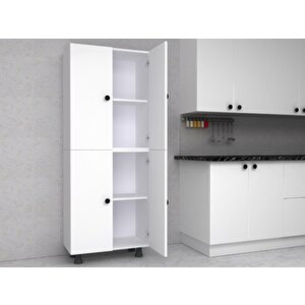 ZerkaConcept Mobilyahome 4 Raflı Çok Amaçlı Dolap %100 Mdf 50 Cm Mutfak Dolabı / Mobilyası Fiyatı