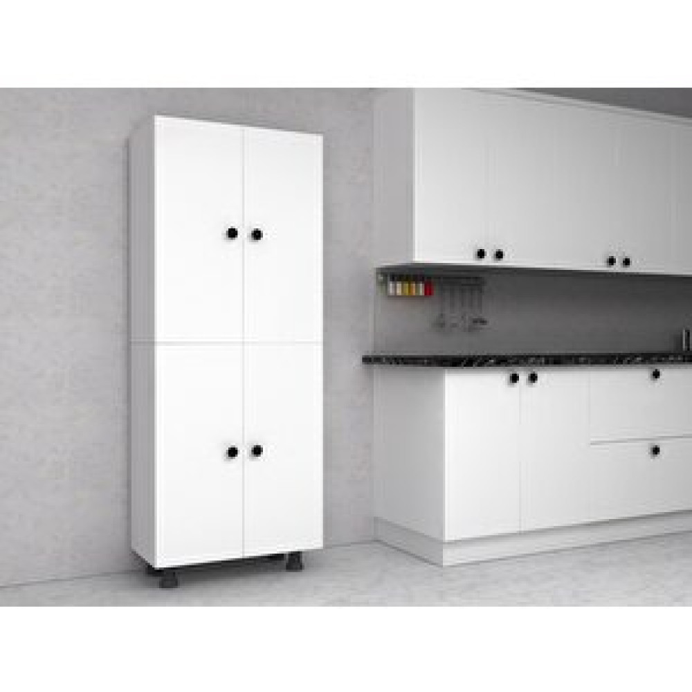 ZerkaConcept Mobilyahome 4 Raflı Çok Amaçlı Dolap %100 Mdf 70 Cm Mutfak Dolabı / Mobilyası Fiyatı
