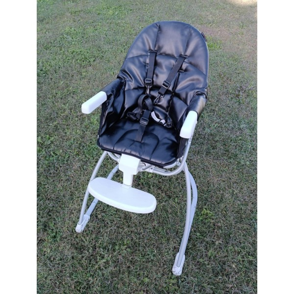 Zero In ZERO2FOUR Portatif Deri Bebek Çocuk Mama Sandalyesi 95X65X43 cm - Ahşap - Beyaz Mama Sandalyesi Fiyatı