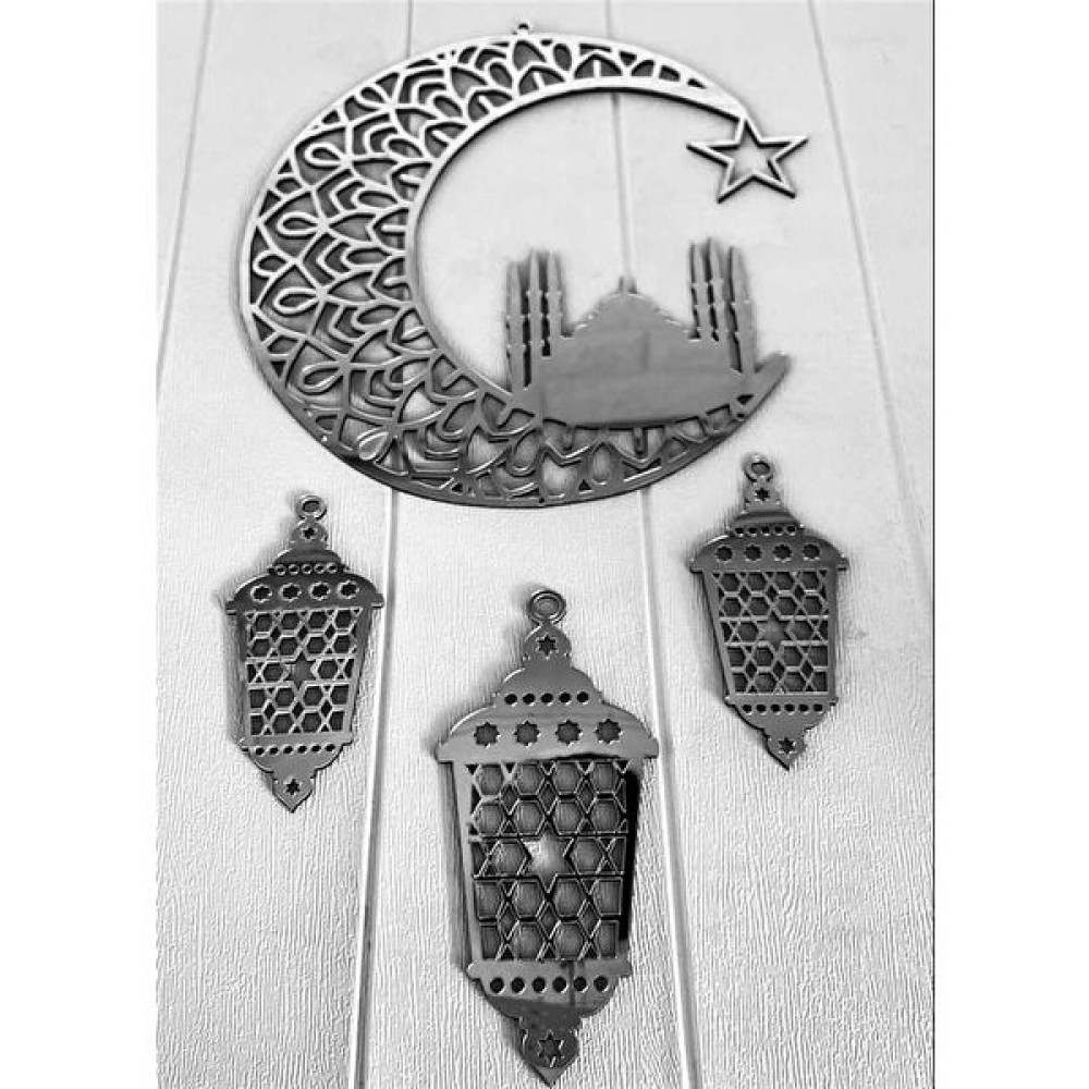 Zero Land - Ramazan Özel Pleksi Asma Süs Gümüş Ev & Dekorasyon Aksesuarları Fiyatı