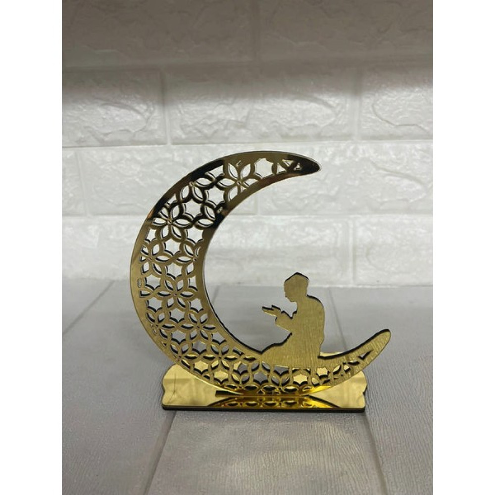 Zero Land - Ramazana Özel Pleksi Gold Mumluk 16 cm 280097 Şamdan Fiyatı
