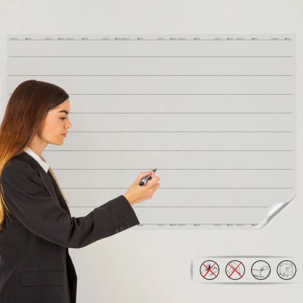 Zero Land Statik Kağıt Çizgili Şeffaf Yaz - Sil 100 cm x 200 cm 11 - 1 Adet Oto Boyaları Fiyatı
