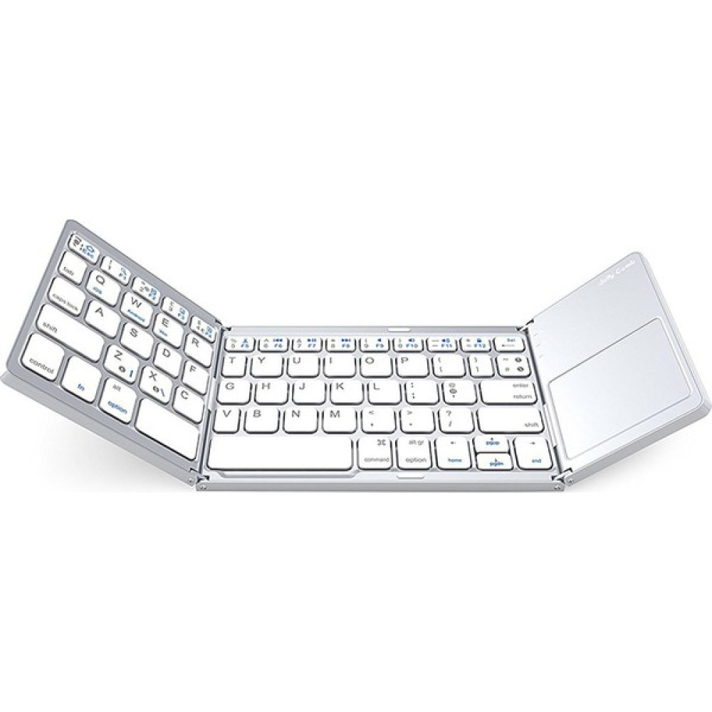 Zerodate Mini Katlanabilir Kablosuz 791734917831 Bluetooth Klavye (Yurt Dışından) - Gümüş Oyuncu Klavyesi Fiyatı