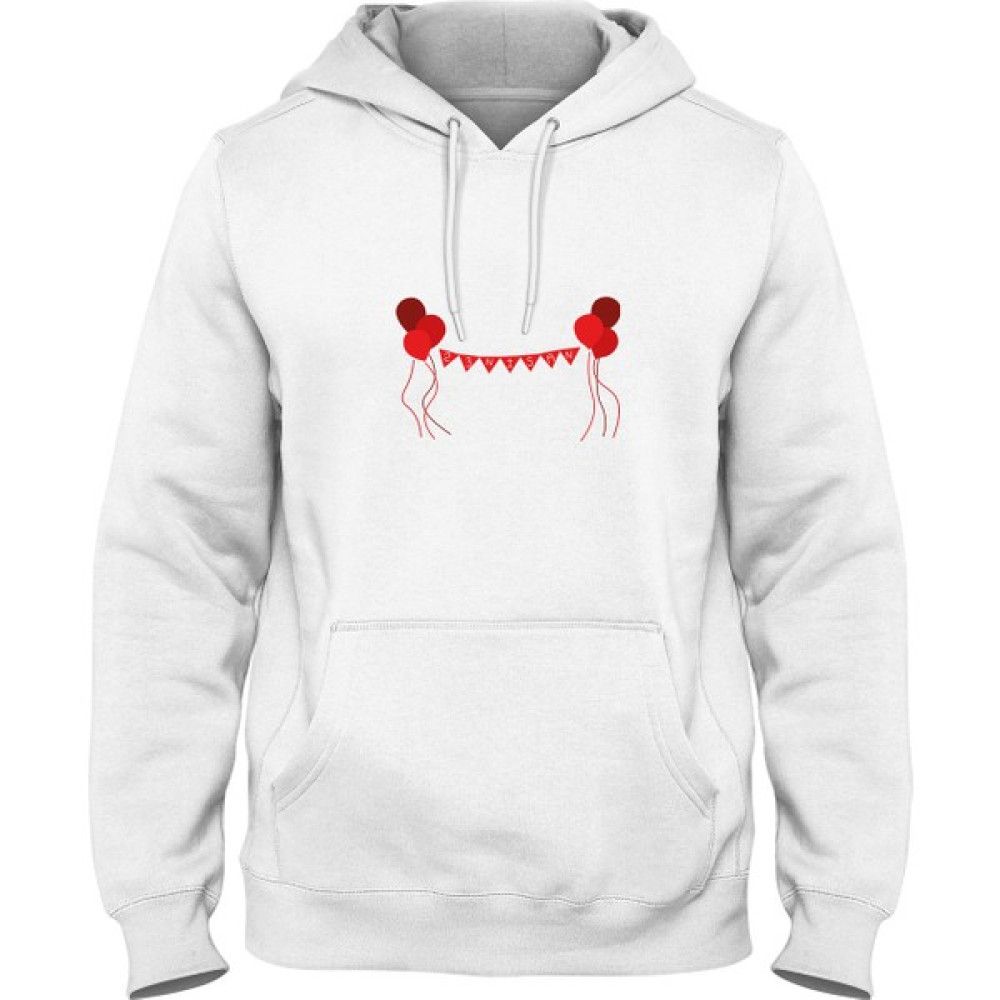 Zeron Tasarım 23 Nisan Baskılı Kanguru Cepli Kapşonlu Sweatshirt BLL1539 Erkek Sweatshirt Fiyatı