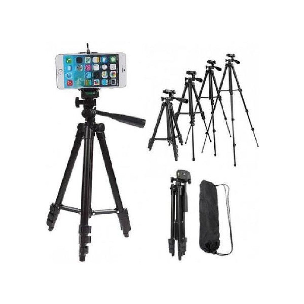 Zerx WT-3120A 102 cm Tripod + Telefon Tutucu Aparat - Siyah Tripodlar Fiyatı
