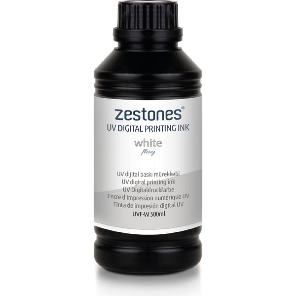 Zestones UV Mürekkep White (Yumuşak Zemin Boyası) (500 ml) Tonerler Fiyatı