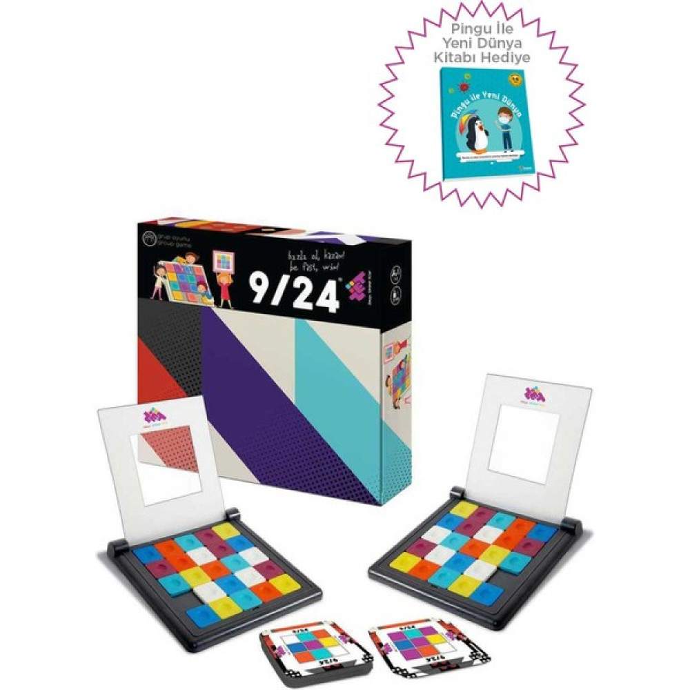 Zet Zeka 9/24 (Rubik) +Pingu Ile Yeni Dünya Kitabı Oyun & Hobi Fiyatı