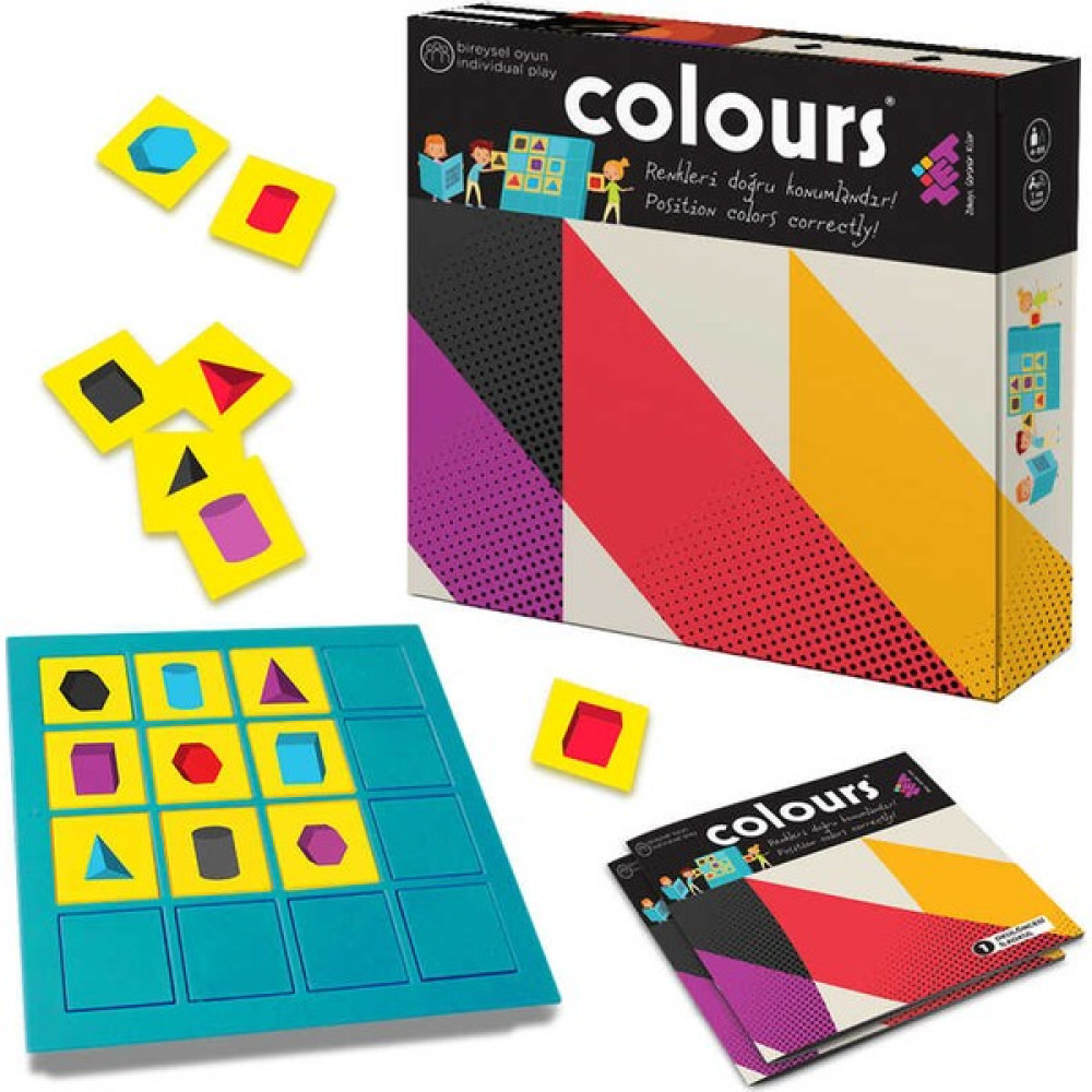 Zet Zeka Colours (Su Doku) Dikkat, Zeka, Akıl, Mantık ve Strateji Oyunu 3 Yaş ve Üzeri Çocuk Oyuncağı Fiyatı