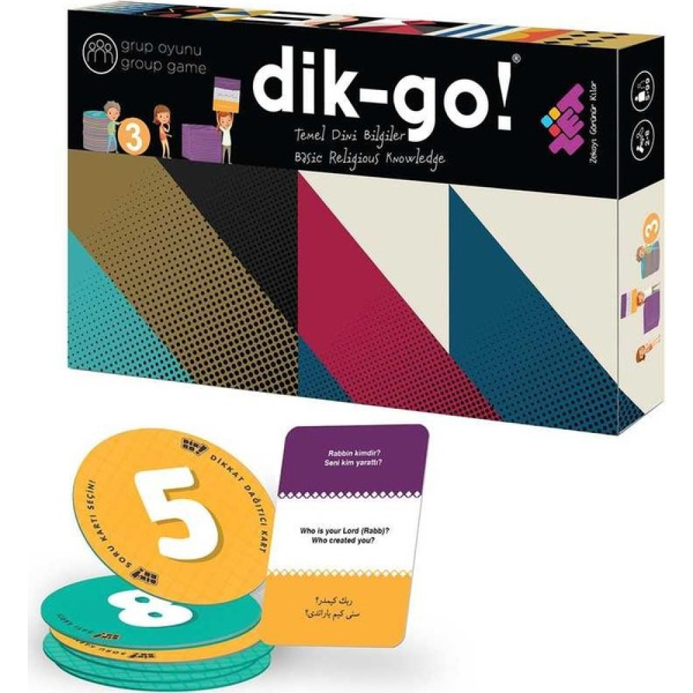 Zet Zeka Dik-Go (Dini Bilgiler) Dikkat, Zeka, Akıl, Mantık ve Strateji Oyunu 5 Yaş ve Üzeri Çocuk Oyuncağı Fiyatı