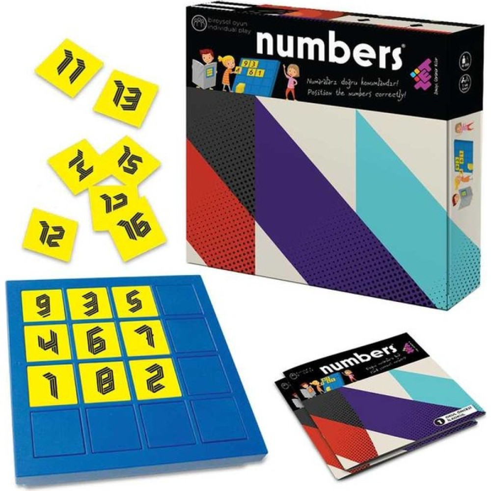 Zet Zeka Numbers (Su Doku) Dikkat, Zeka, Akıl, Mantık ve Strateji Oyunu 5 Yaş ve Üzeri Çocuk Oyuncağı Fiyatı