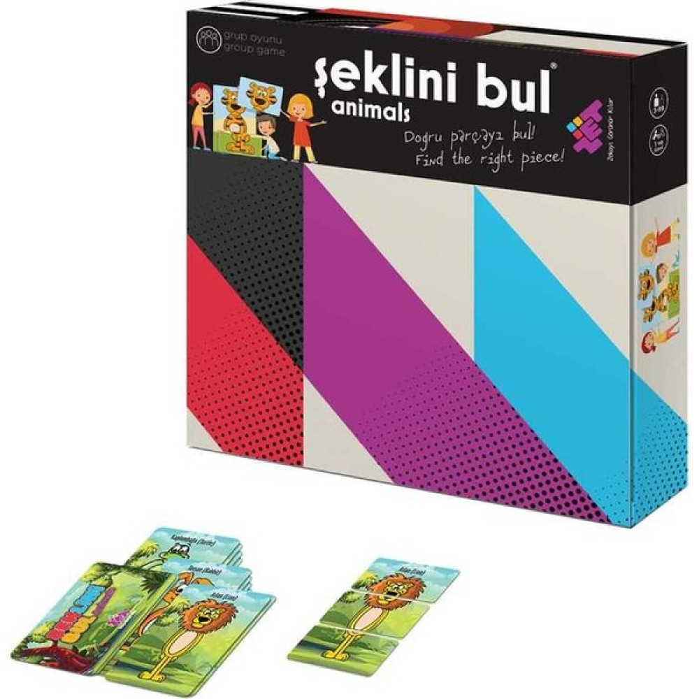 Zet Zeka Şeklini Bul (Animals) Eğlenceli, Dikkat, Zeka, Akıl, Hafıza, Mantık ve Strateji Oyunu 3 Yaş ve Üzeri Çocuk Oyuncağı Fiyatı