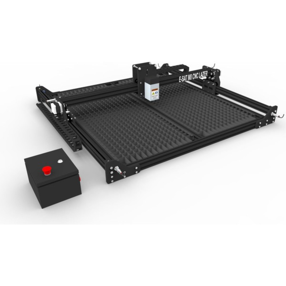 Zetcarve E-Sat M8 Model 30 WATT OPTİK 100X100 Masaüstü Cnc Lazer Makinesi 2/3 Boyutlu Imalat Için Bilgisayar Destekli Profosyonel Portable System Yazıcılar Fiyatı