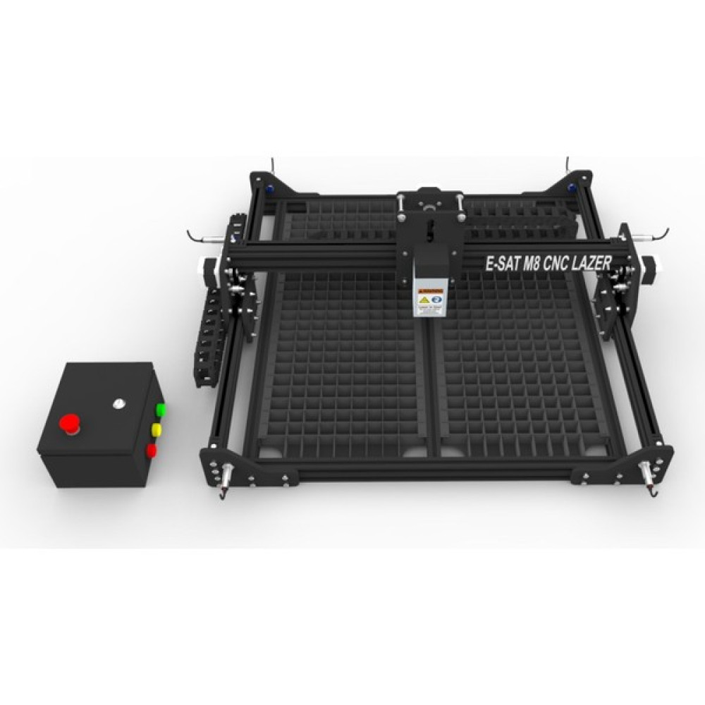 Zetcarve E-Sat M8 Model 30 WATT OPTİK 50X50 Masaüstü Cnc Lazer Makinesi 2/3 Boyutlu Imalat Için Bilgisayar Destekli Profosyonel Portable System Yazıcılar Fiyatı
