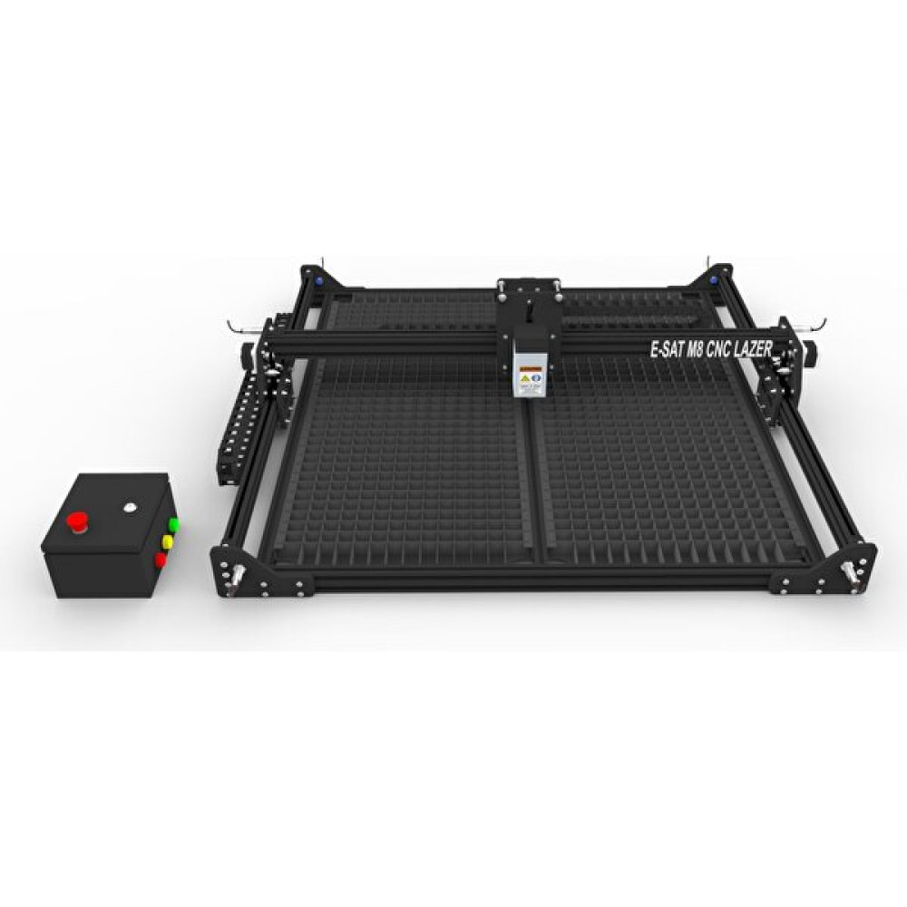 Zetcarve E-Sat M8 Model 30 WATT OPTİK 75X75 Masaüstü Cnc Lazer Makinesi 2/3 Boyutlu Imalat Için Bilgisayar Destekli Profosyonel Portable System Yazıcılar Fiyatı