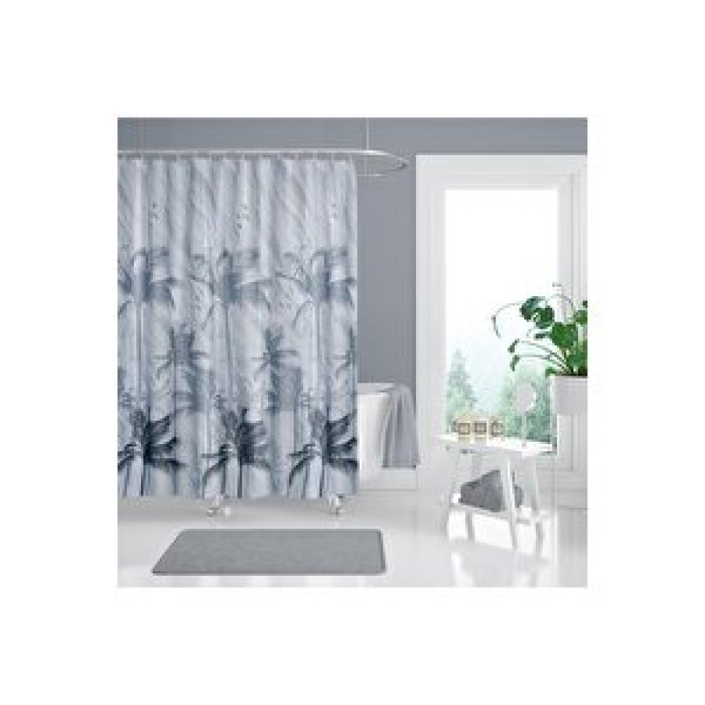 Zethome Banyo Duş Perdesi 5104 120x200 Perde Borusu Askı Aparatı 90x130 Hediyeli Duş / Banyo Perdesi Fiyatı