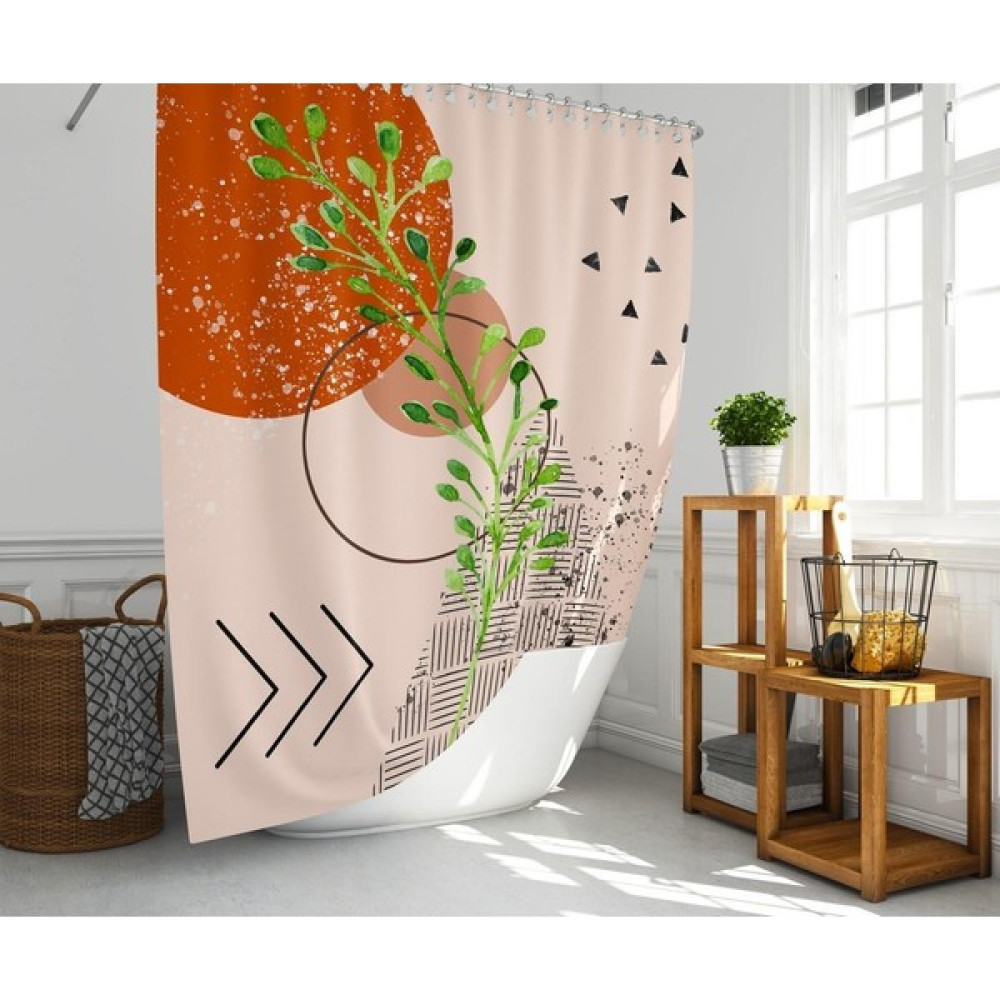 Zethome Banyo Perdesi 1X180X200 Tek Kanat Duş Perdesi Halka Hediyeli Duşakabin Perdesi Bohemian - Beyaz - 180 x 200 Oto Boyaları Fiyatı