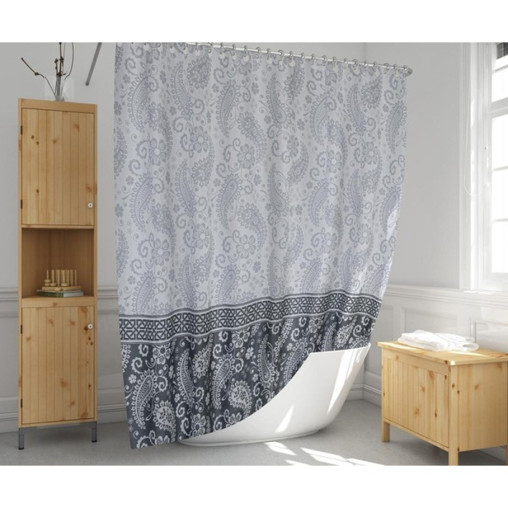 Zethome Evdy Banyo Duş Perdesi 2102 Tek Kanat 1X110X200 - Beyaz Oto Boyaları Fiyatı