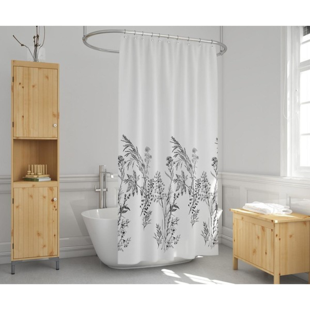 Zethome Evdy Banyo Duş Perdesi 3389 Tek Kanat 1X180X200 - Beyaz Oto Boyaları Fiyatı