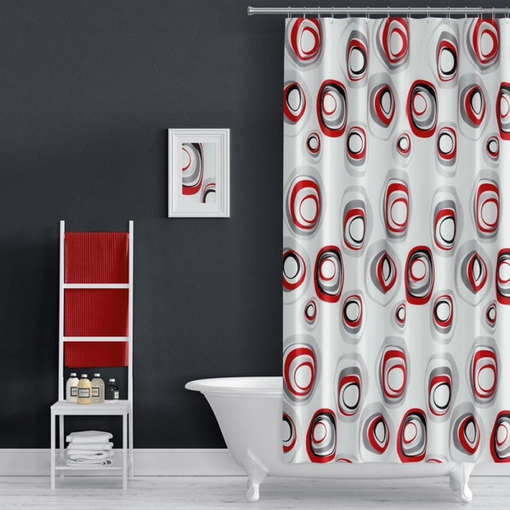 Zethome Evdy Banyo Duş Perdesi 4954 Karma Tek Kanat 1X110X200 - 1 x 110 x 200 cm Duş / Banyo Perdesi Fiyatı