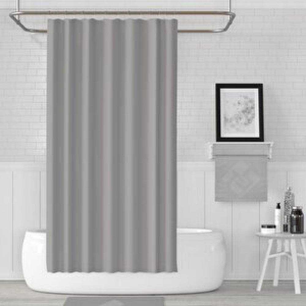 Zethome Jackline Banyo Duş Perdesi 0010 Gri Tek Kanat 1x120x200 Duş / Banyo Perdesi Fiyatı