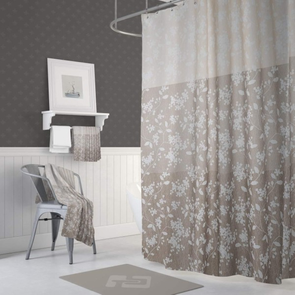 Zethome Jackline Banyo Duş Perdesi 4247 Çift Kanat 2 x120 x 200 - 120 x 200 cm - Beyaz Duş / Banyo Perdesi Fiyatı