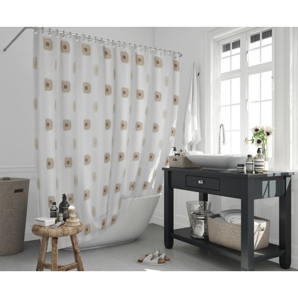 Zethome Jackline Banyo Duş Perdesi 6969 Tek Kanat 1X180X200 - Beyaz - Bej - Kahve - Siyah Oto Boyaları Fiyatı