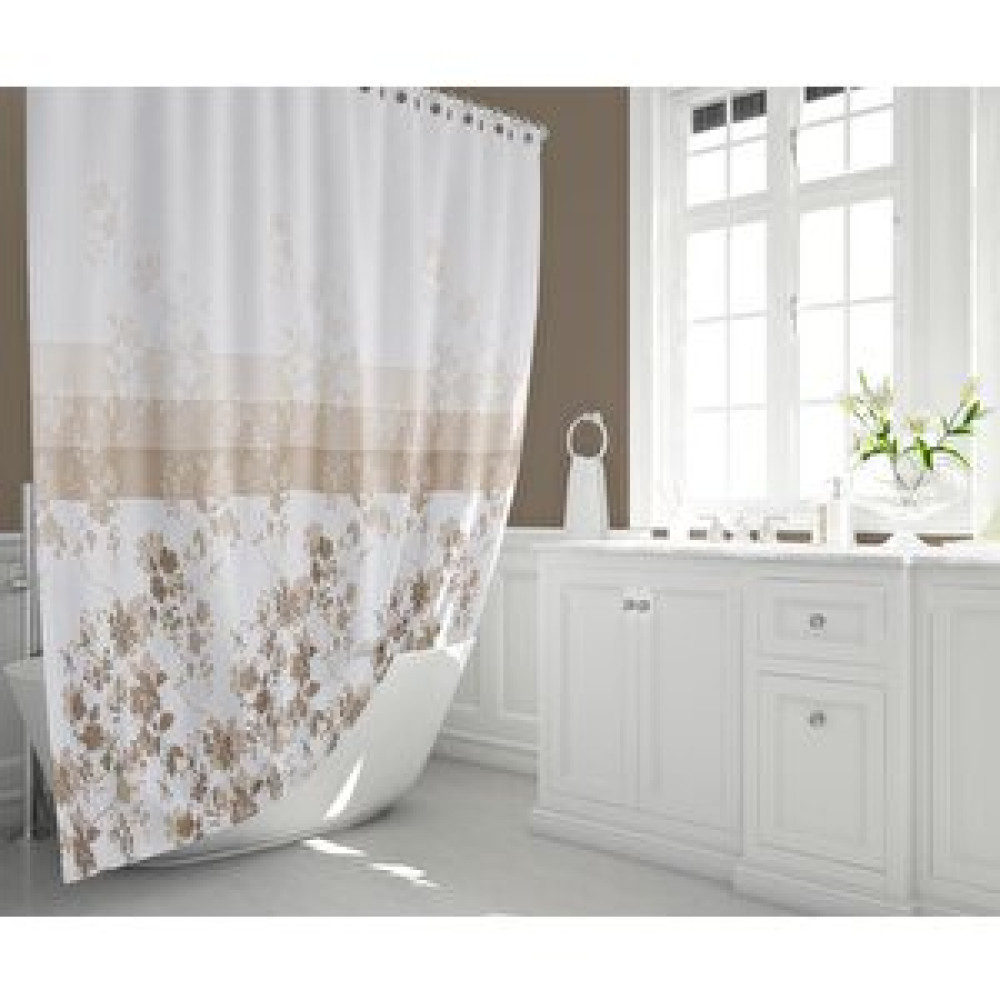 Zethome Tropik Banyo Duş Perdesi 4131 Çift Kanat 2x120x200 Duş / Banyo Perdesi Fiyatı