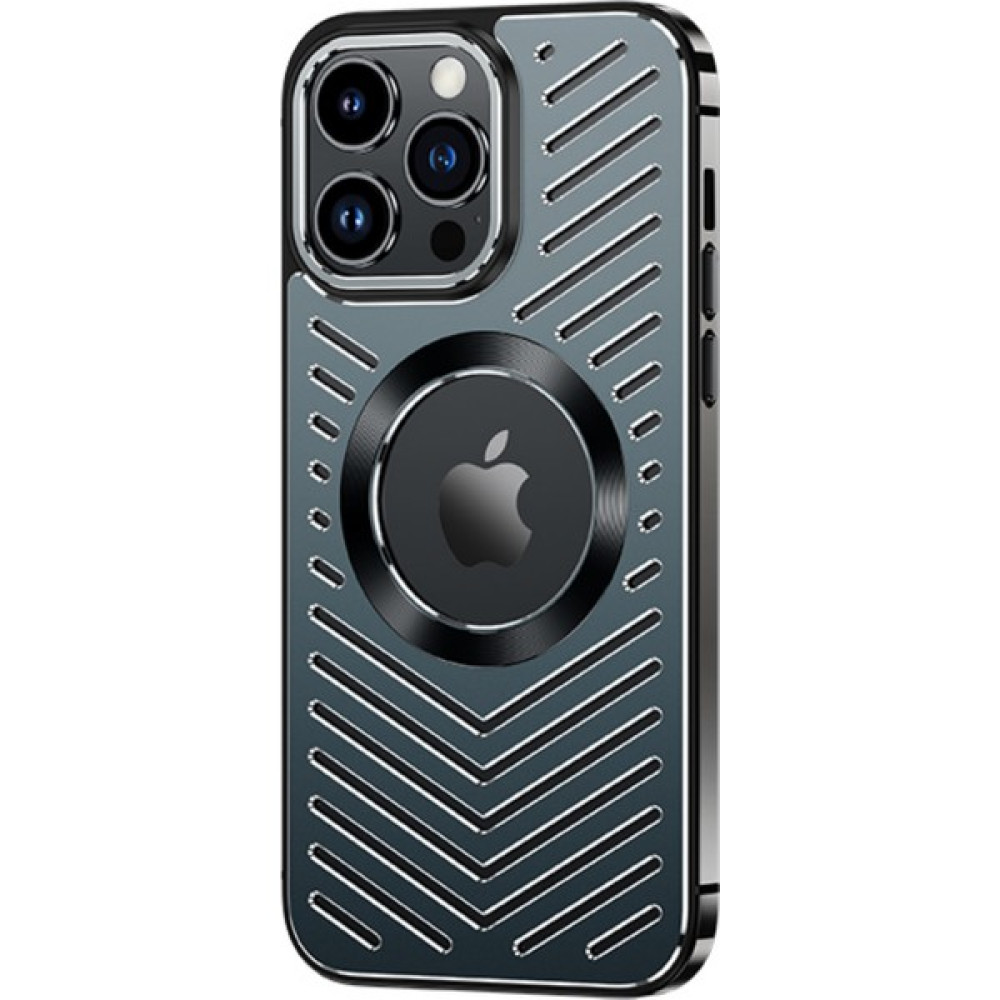 Zethus Manyetik Metal IPHONE14PRO-MAX Isı Dağılımı Düşme Önleyici Cep Telefonu Kılıfı (Yurt Dışından) - iPhone 14 Pro Max - Siyah Cep Telefonu Kılıfı Fiyatı