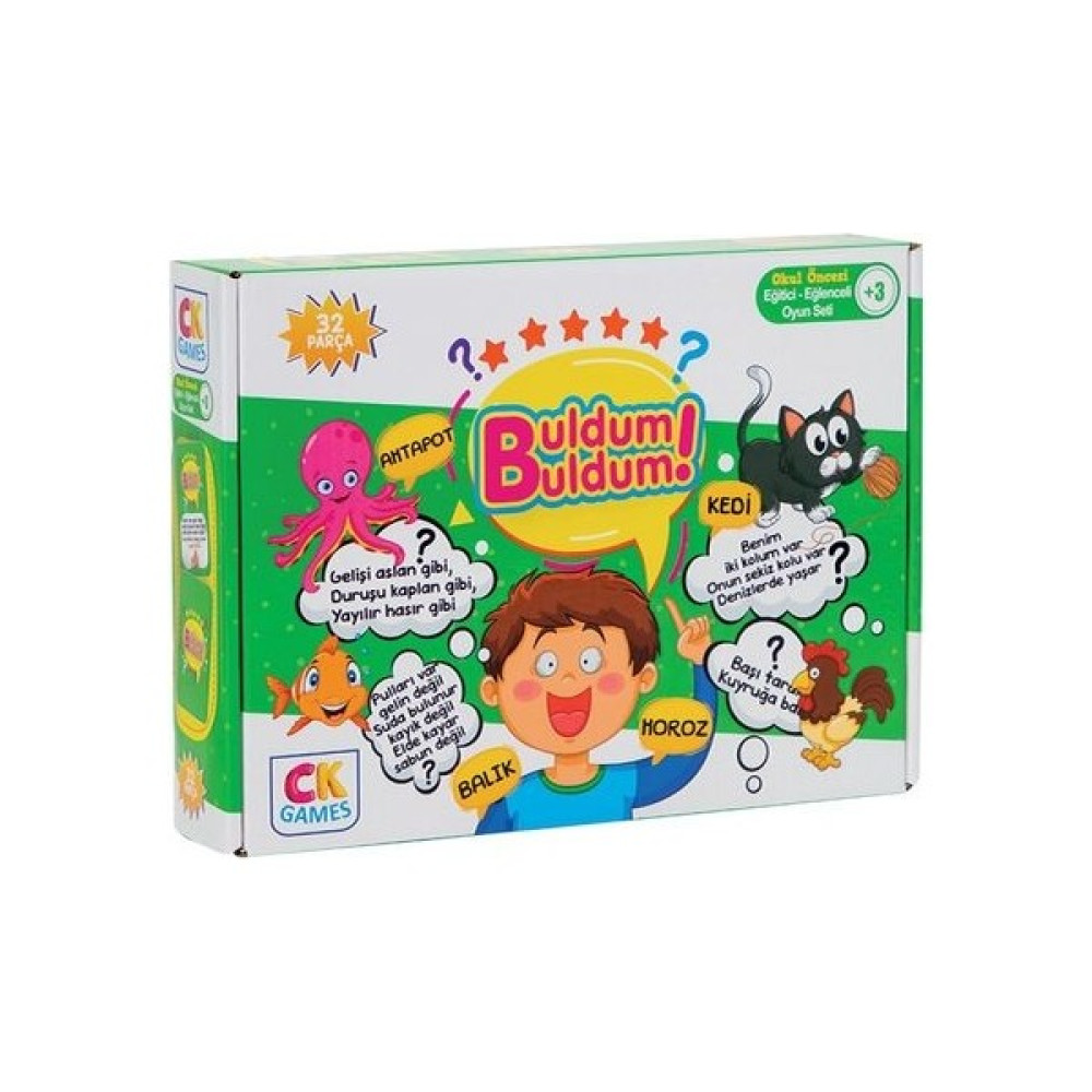 Zetka Ck Games Buldum Buldum Okul Öncesi Oyun Seti +3 Yaş eğitici Öğretici 32 Parça Puzzle Oyun Seti - Renkli Eğitici Oyuncak Fiyatı