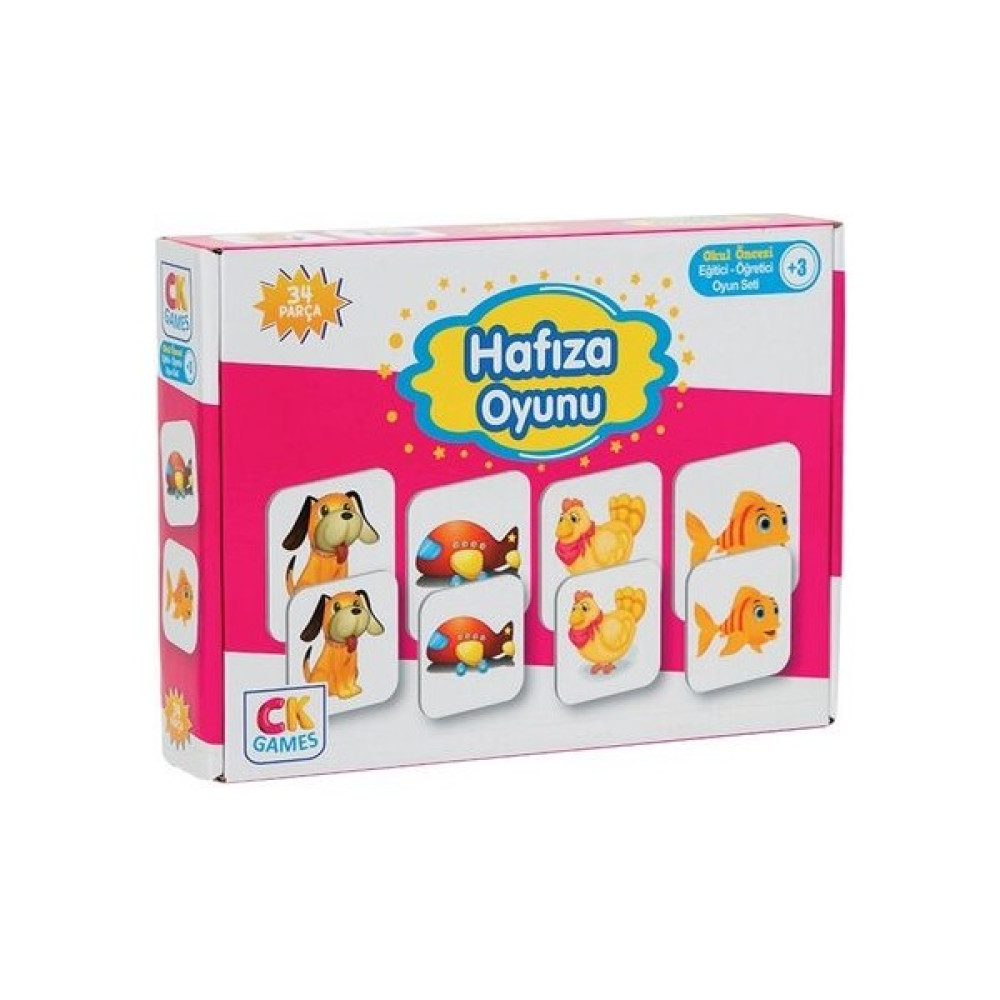 Zetka Ck Games Hafıza Oyunu Okul Öncesi Oyun Seti +3 Yaş Eğitici Öğretici 34 Parça Puzzle Oyun Seti - Renkli Eğitici Oyuncak Fiyatı
