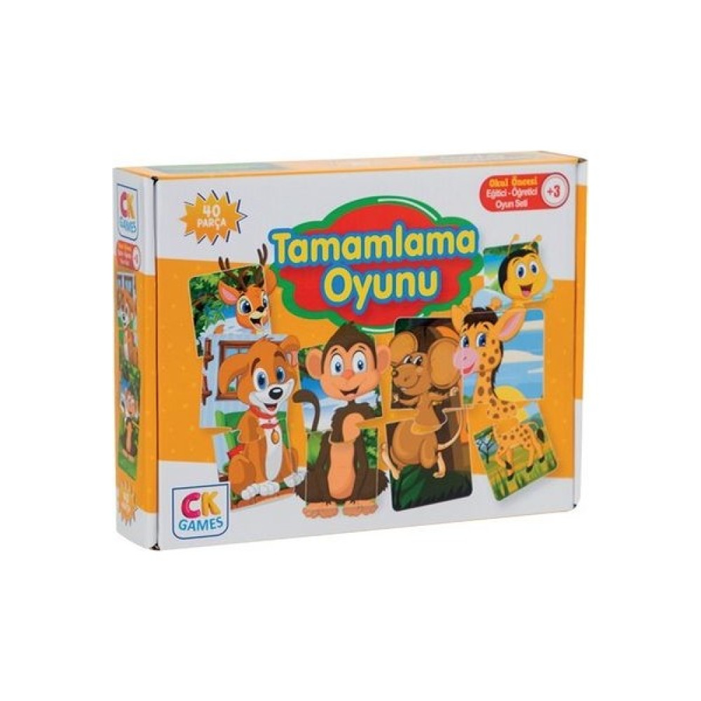 Zetka Ck Games Tamamlama Oyunu Okul Öncesi Oyun Seti +3 Yaş Eğitici Öğretici 40 Parça Puzzle Oyun Seti - Renkli Eğitici Oyuncak Fiyatı