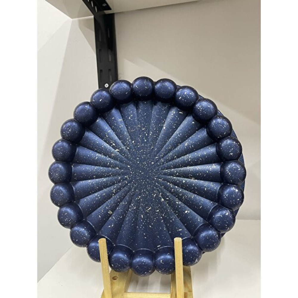 Zetmon Granit Döküm Tart Kalıbı Gri 26CM Dilimli Tart Turta Kalıbı Mavi Kek Kalıpları Fiyatı