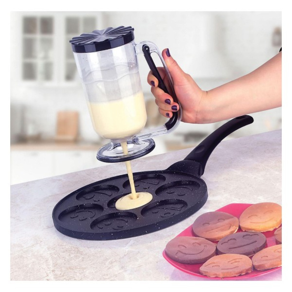 Zetmon Ölçekli Hamur Porsiyonlayıcı Pancake Krema Puding Akıtma Yardımcısı - 1 Adet Mutfak Gereçleri Fiyatı