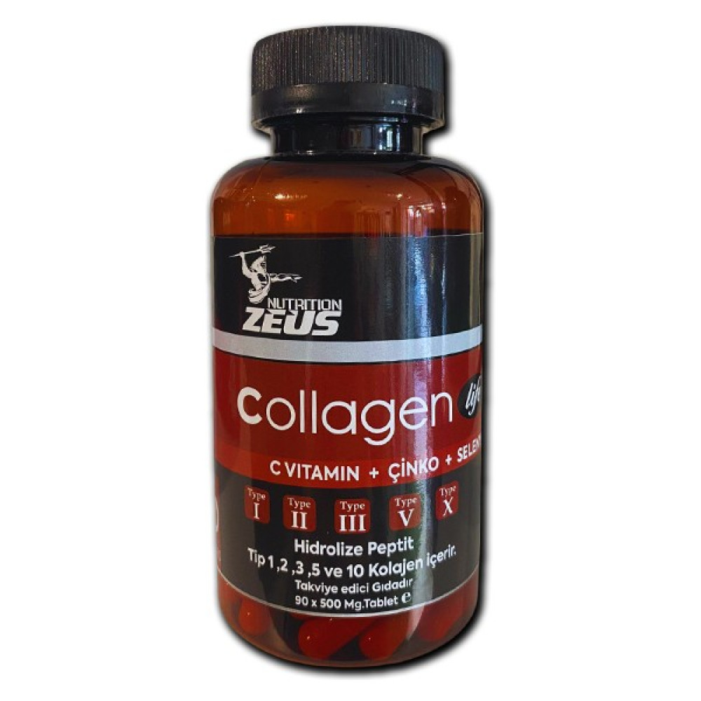 Zeus Nutrition Collagen Life Pro 90 x 500 mg Kapsül Amino Asit Fiyatı