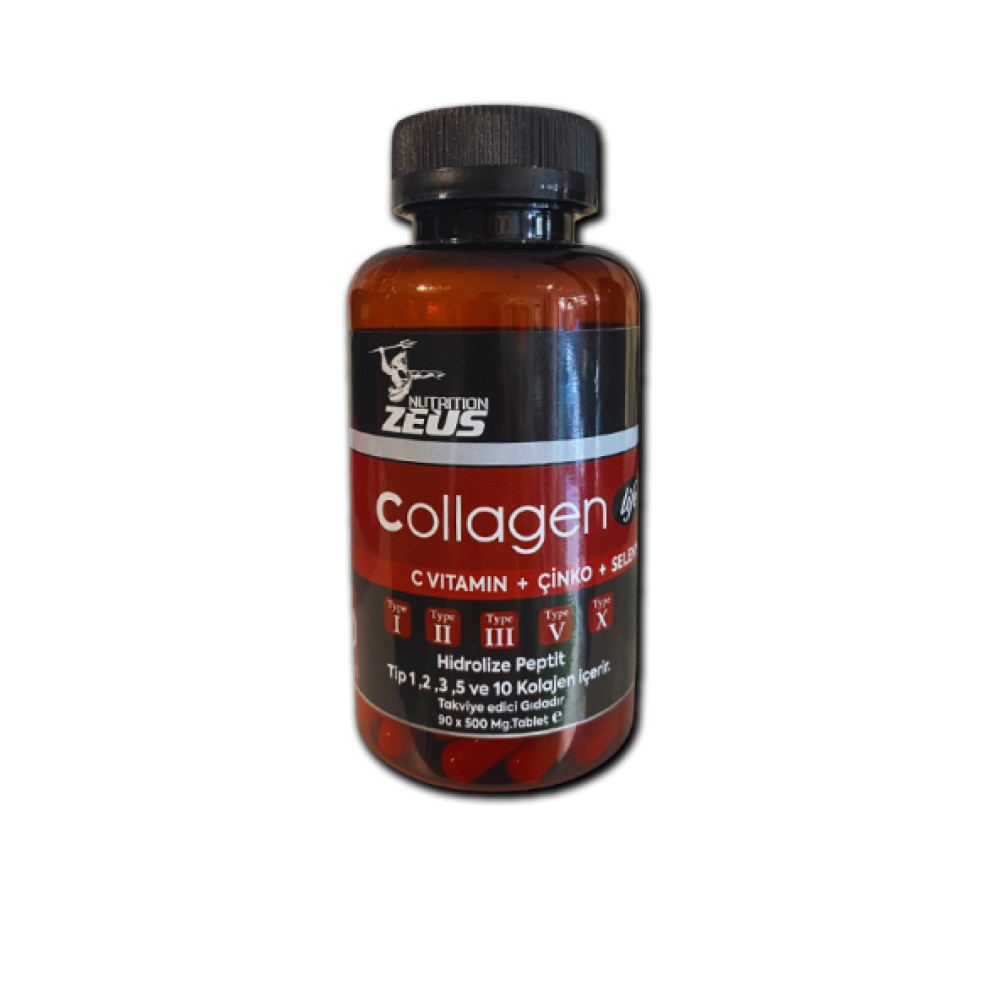 Zeus Nutrition Collagen Life Pro 90X500mg Kapsul Sporcu Besinleri Fiyatı